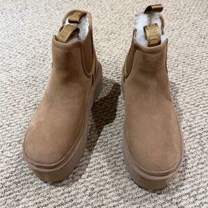 UGG Label with Tan and Cream Details